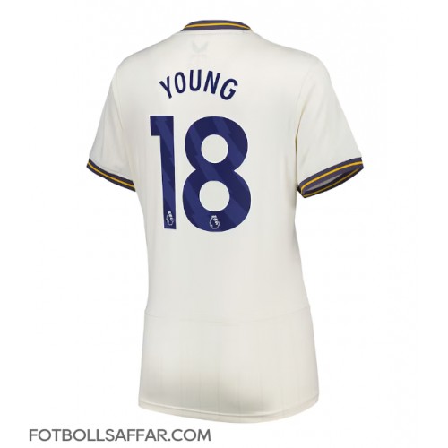 Everton Ashley Young #18 Tredjeställ Dam 2024-25 Kortärmad